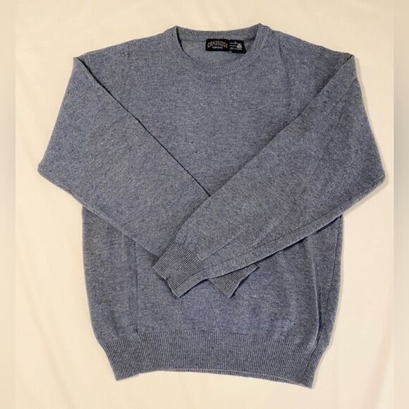Cambridge men’s 100% Wool blue crew neck sweater. - Picture 1 of 4